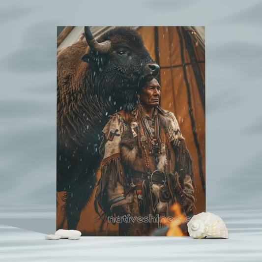 Harmony of Life Native American Canvas