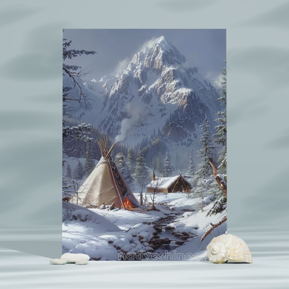 River of Peace Native American Canvas