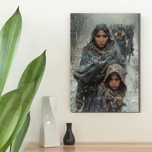 Endurance Through the Storm Native American Canvas