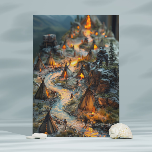 Beacon of Hope Native American Canvas