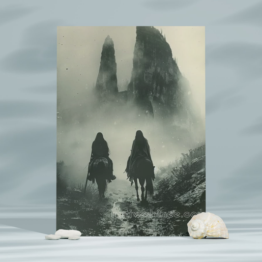 Shadows in the Mist Native American Canvas.