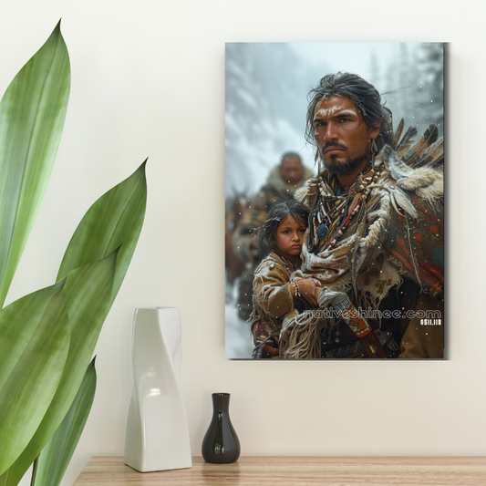 Guardians of the Future: A Native American Canvas