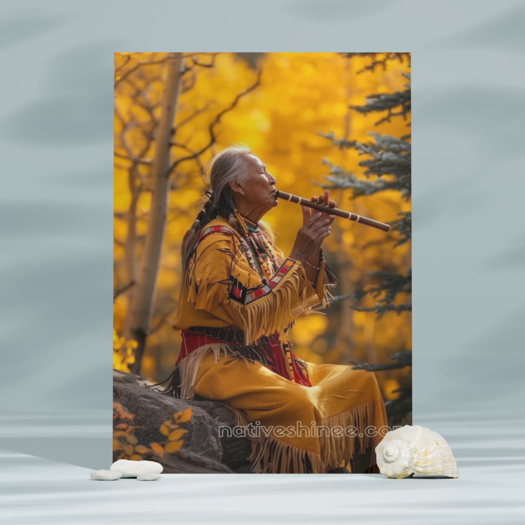 Melody of the Forest Native American Canvas