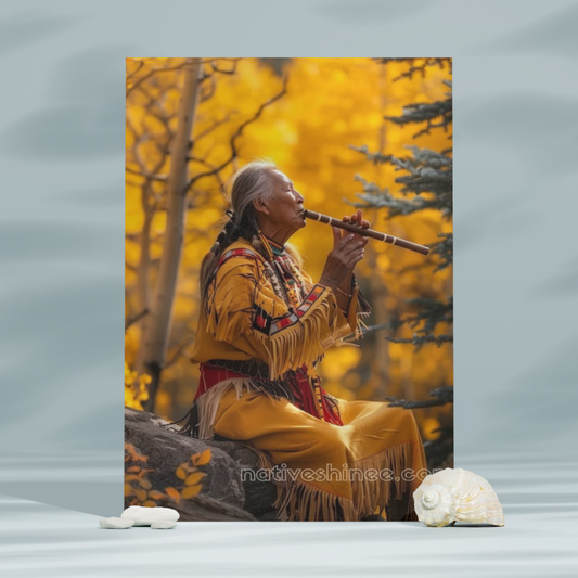 Melody of the Forest Native American Canvas
