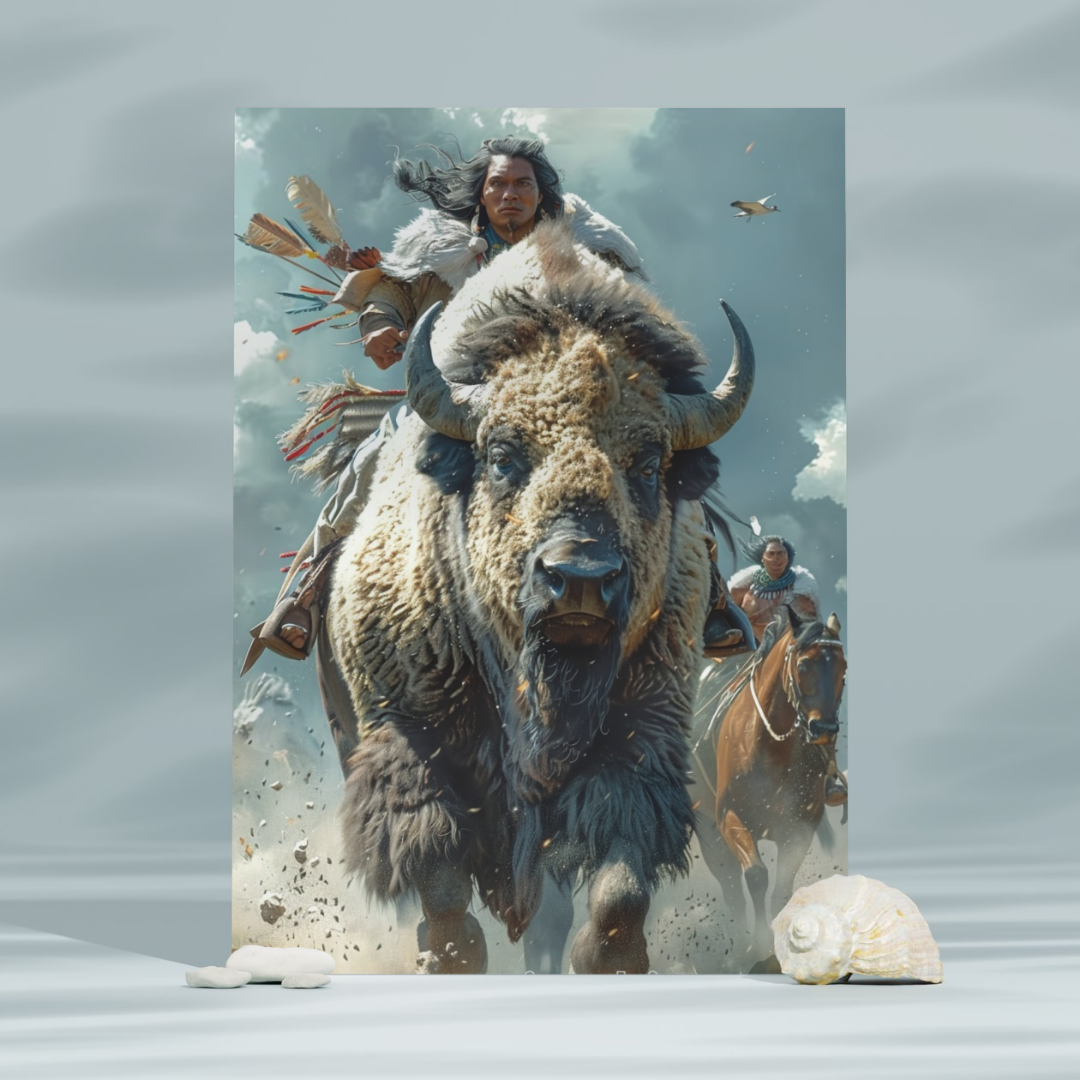 Strength of the Thunder Native American Canvas