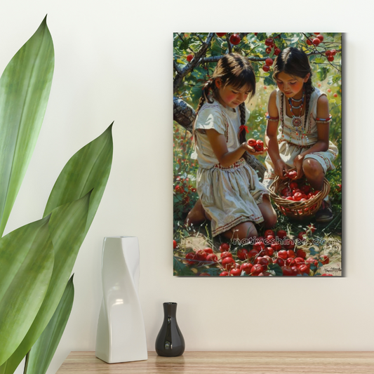 Harvest of Innocence: A Native American Canvas