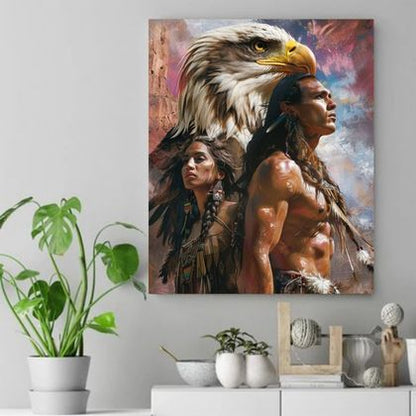 Guided by Spirit Native American Canvas