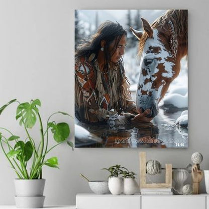 Bond of Trust Native American Canvas