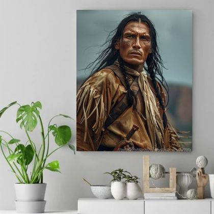 Unyielding Spirit Native American Canvas