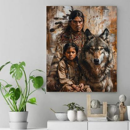 Guardians of the Spirit Native American Canvas