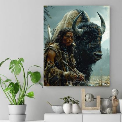 Guardians of the Rain Forest Native American Canvas