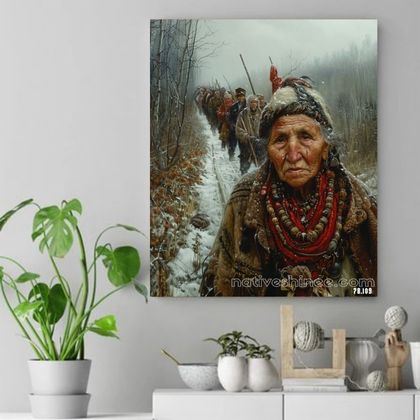 Endurance of the Elders Native American Canvas