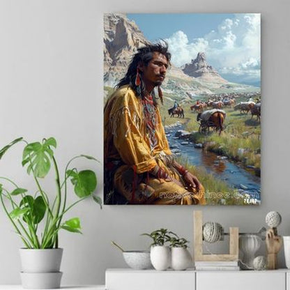 Whispers of the Ancestors Native American Canvas