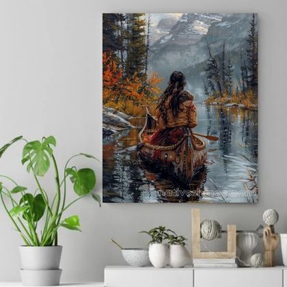 Journey of Reflection Native American Canvas VA