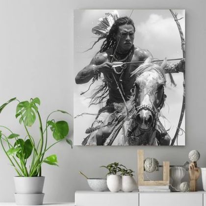 Strength of the Warrior Spirit Native American Canvas