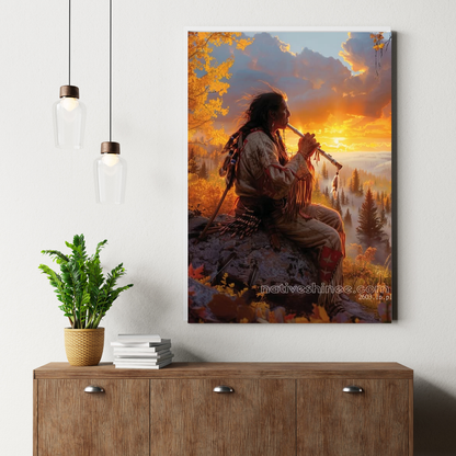 When Music Speaks Native American Canvas