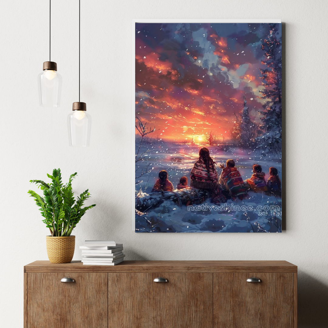 Restful Beginnings: Native American Canvas