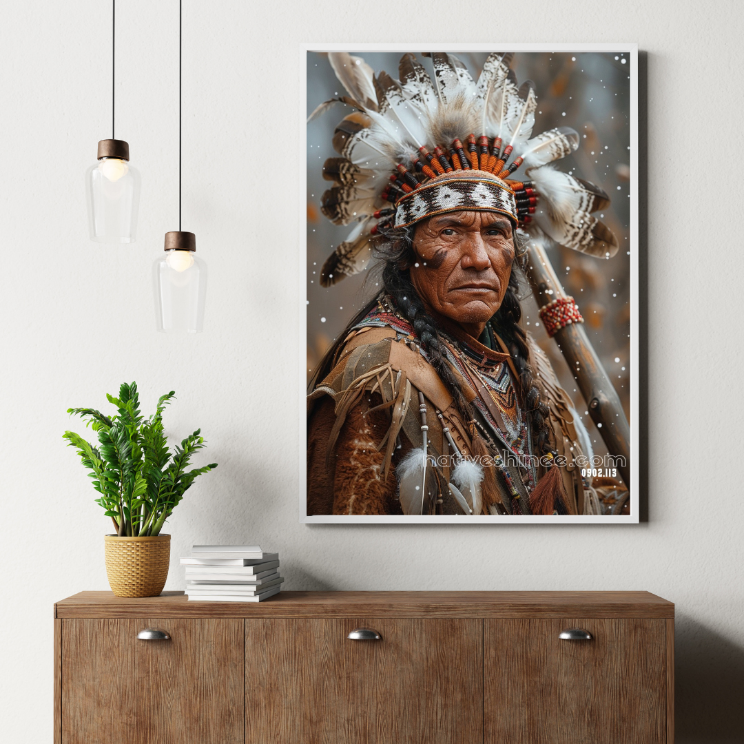 Guardian of the Ancestors Native American Canvas