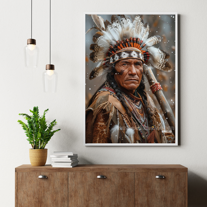 Guardian of the Ancestors Native American Canvas