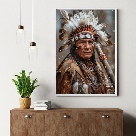 Guardian of the Ancestors Native American Canvas