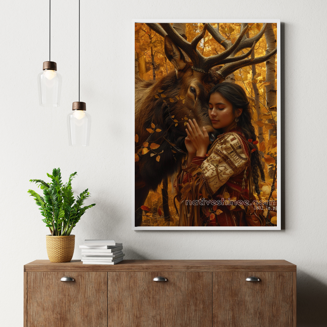 Joy Of Young Native American Canvas