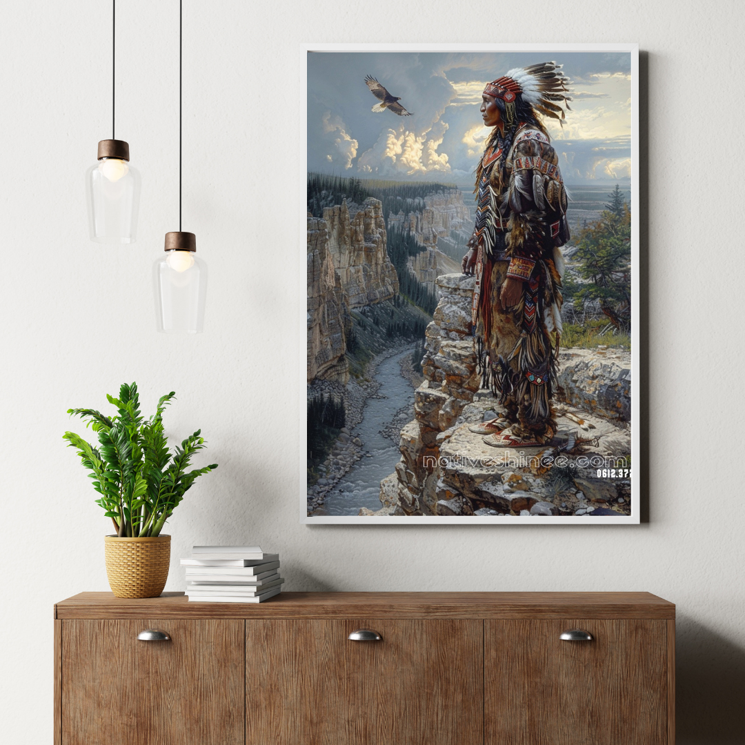 Clarity of Vision Native American Canvas