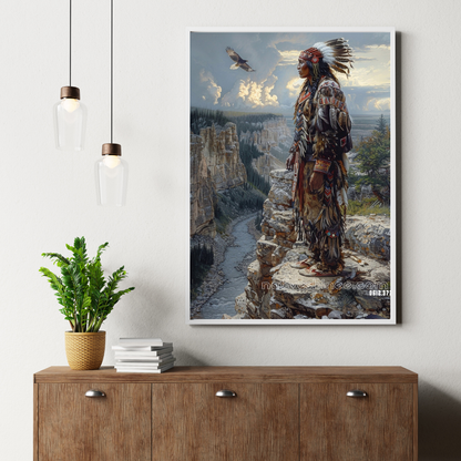 Clarity of Vision Native American Canvas
