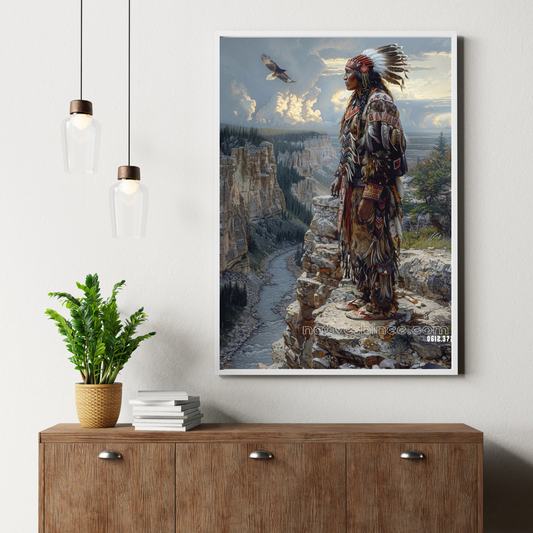 Clarity of Vision Native American Canvas