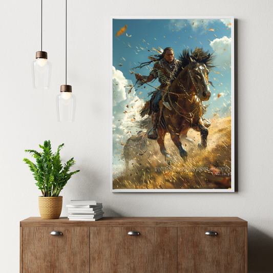 Sorrow Beauty Native American Canvas