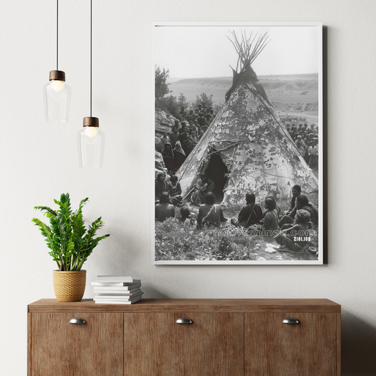 Wind Carries Native American Canvas