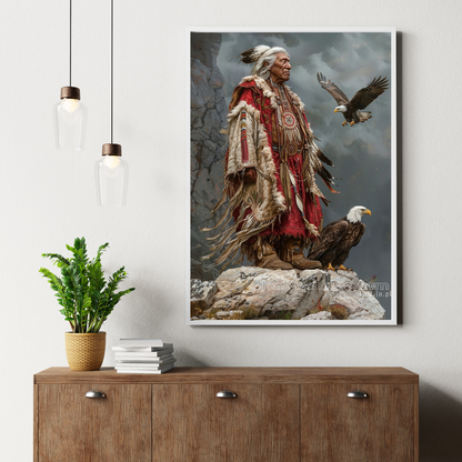 Light Of Hope Native American Canvas