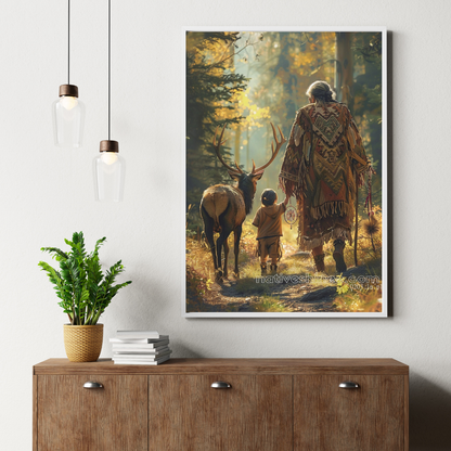 Life Lesson Native American Canvas