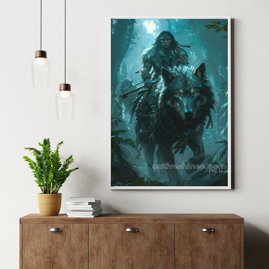 Walk With Gratitude Native American Canvas