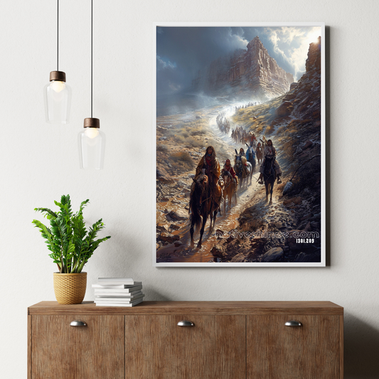 Sorrow And Hope Native American Canvas