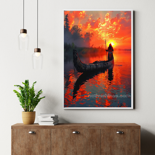 Honoring the Land, Honoring Ancestors Native American Canvas