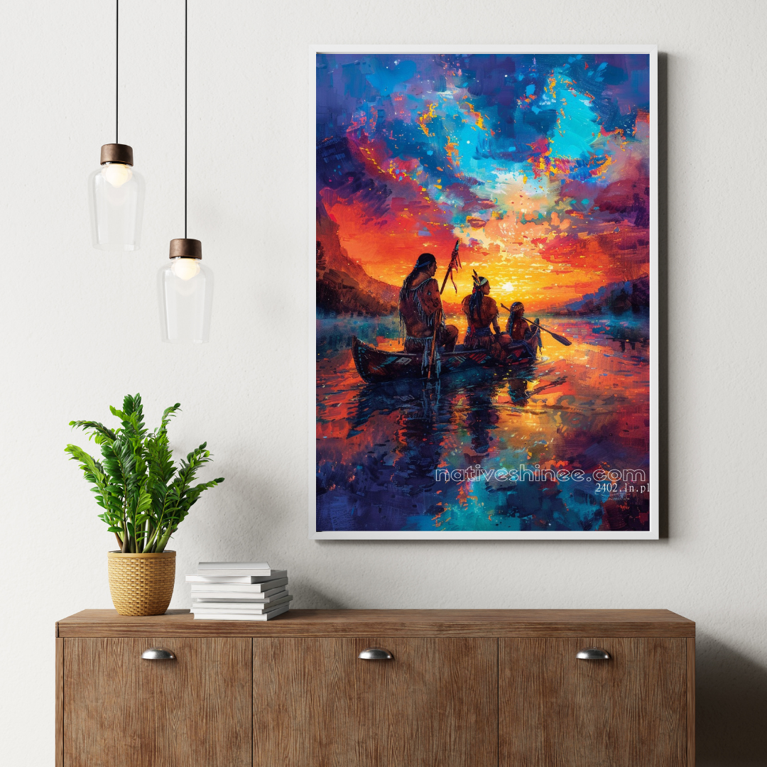 Journey of the Ancestors Native American Canvas