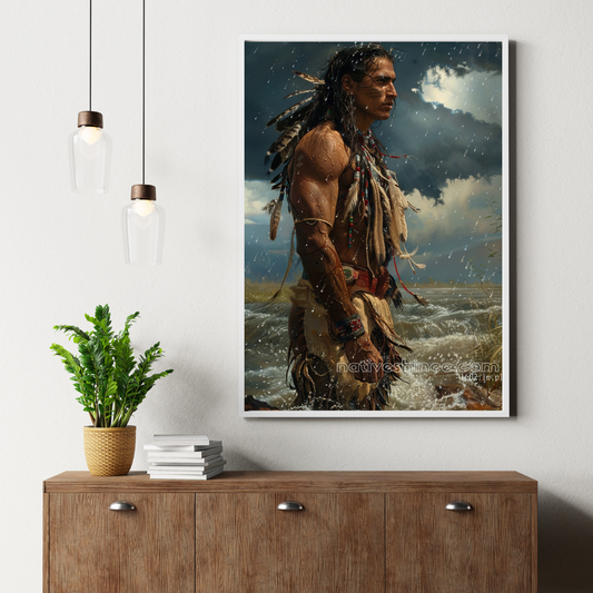 Strength of the Storm Native American Canvas