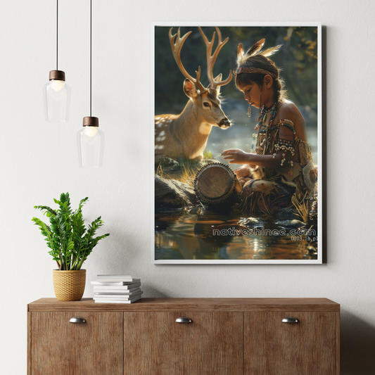 Purest Melody Native American Canvas