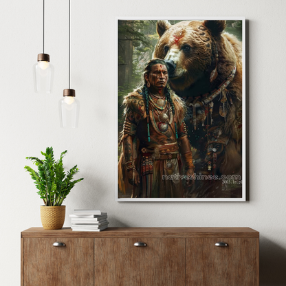 Related Native American Canvas