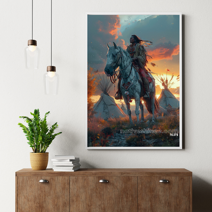Whispers of the Wind Native American Canvas