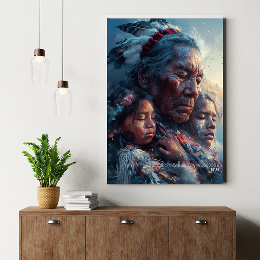 Age Native American Canvas
