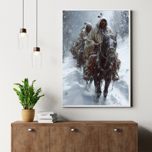 Trail of Tears, Enduring Strength Native American Canvas