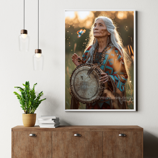 Heartbeat Of The Nation Native American Canvas