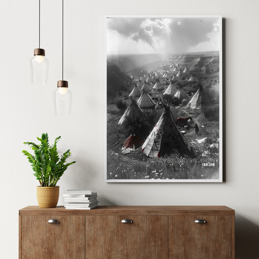 Stories Endure Native American Canvas