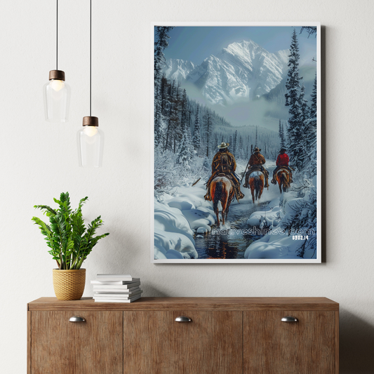 Trail of the Ancestors Native American Canvas