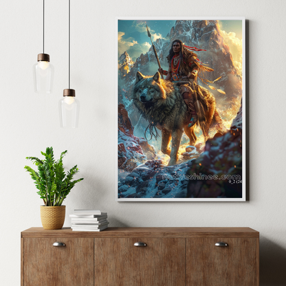 Emotional Impact Native American Canvas