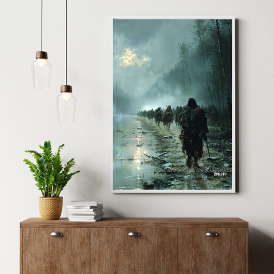 Journey of the Lost Native American Canvas