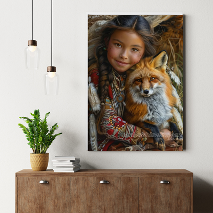 Tribal Grace Native American Canvas