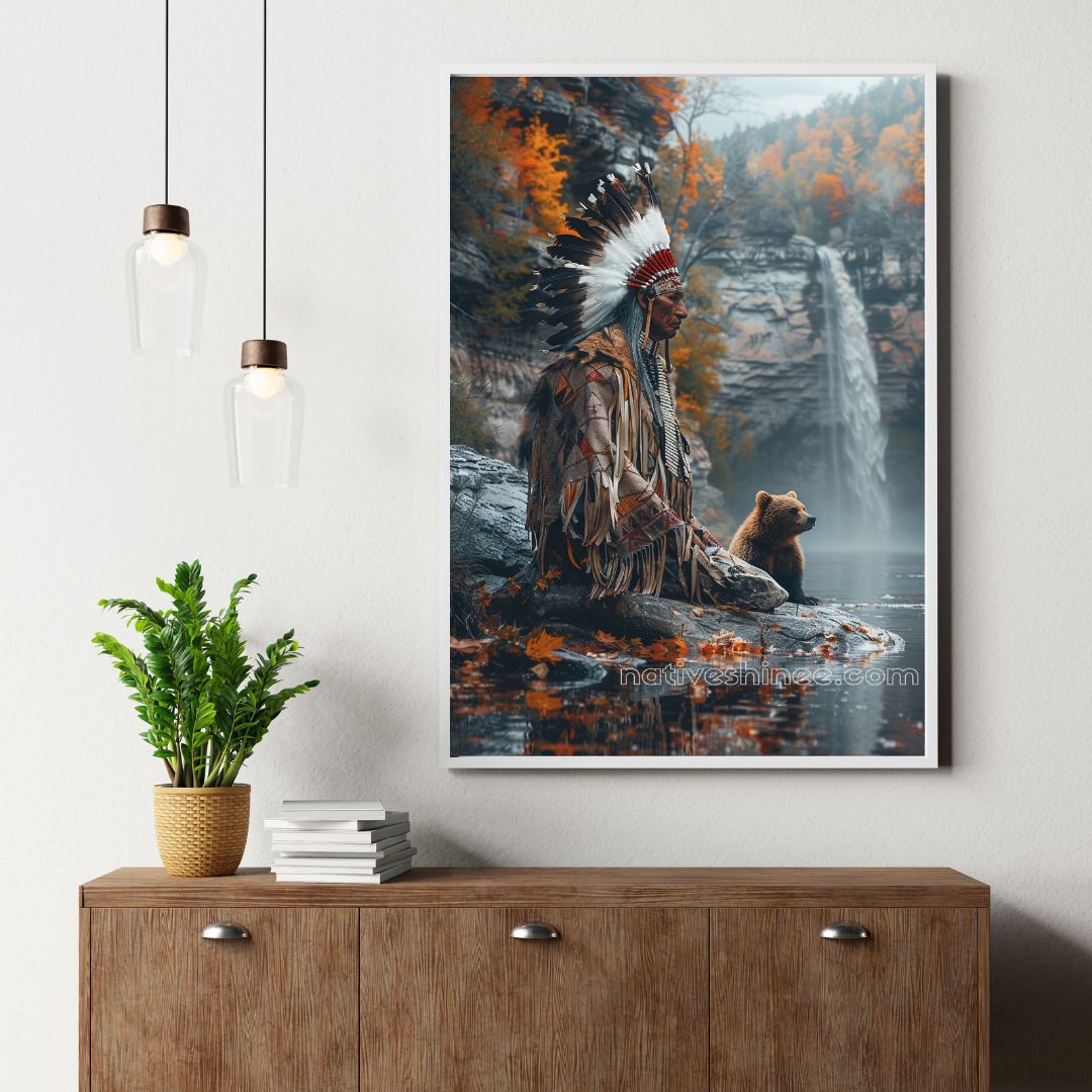 Wisdom of the Wild: Native American Canvas