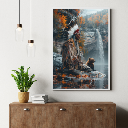 Wisdom of the Wild: Native American Canvas